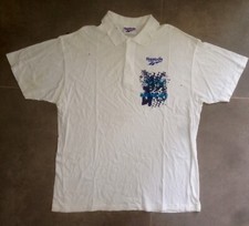 Reebok Vintage Polo Tennis T. L-XL Années 90 Roland Garros France Chang