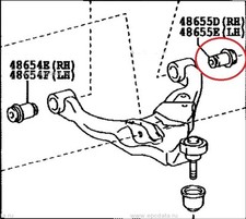 Bras de Suspension Bas Avant Bush Pour Toyota Land Cruiser 3.0TD - KDJ120/125 (
