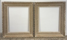 Paire de cadres anciens 6F Montparnasse Feuillure: 42x33,5cm Entier: 55x48cm