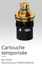 Cartouche Tempostop - à temporisation 7 secondes - Pour Tempochasse  Wc DELABIE