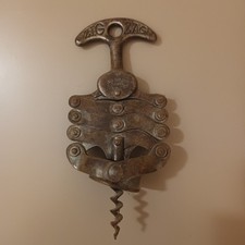 ancien tire bouchon zig zag