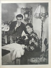 NECCHI BU Publicité Originale 1 Page 1952 MACHINE À COUTER