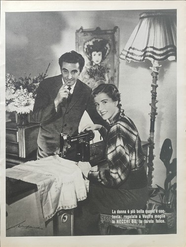 Necchi publicité originale - publicité,