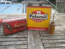 bidon huile ancien boite a