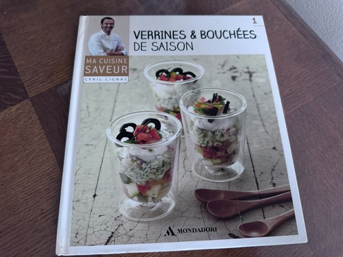 Livre verrines bouchées - verrines,