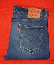 Jean Levi's 514 Droit Stretch Bleu Used W34L32