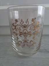 GOBELET EN VERRE DORURE POUR