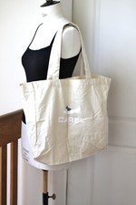 tote bag sac shopping CAREL chaussures - coton-  42 x 35 x 12 cm - écru - neuf