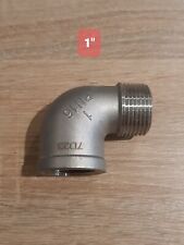 Coude 90° 1" MF INOX