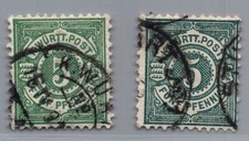 Wurtemberg Michel numéro 56 a
