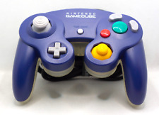 Manette Officielle GameCube (GC) Violette Et Transparente (Skeleton) TBE