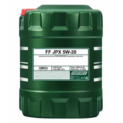 Fanfaro jpx huile moteur - jpx, 5w-20