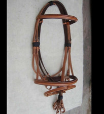 Bride de cheval anglais en