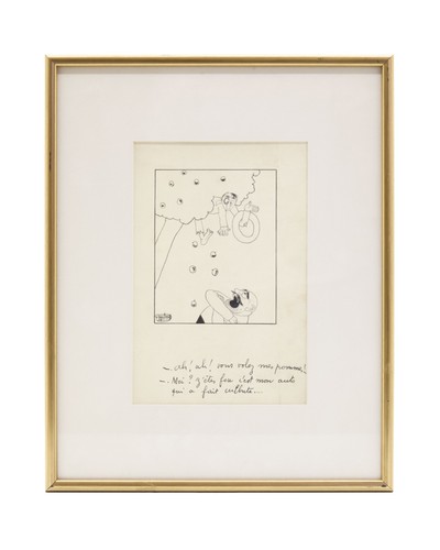 Dubout dessin original signé - dubout,