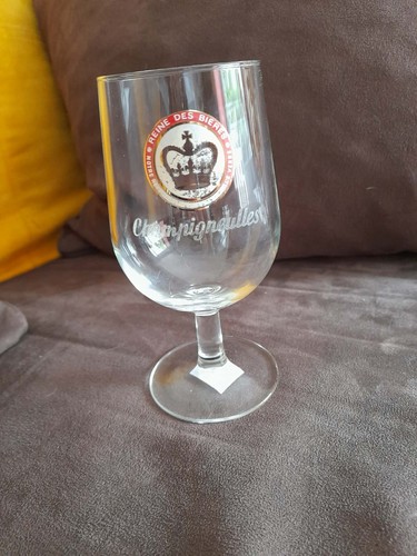 Verre bière publicitaire - 1, à