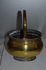 ANCIEN  POT  CUIVRE LAITON GARNITURE DE CHEMINÉE 