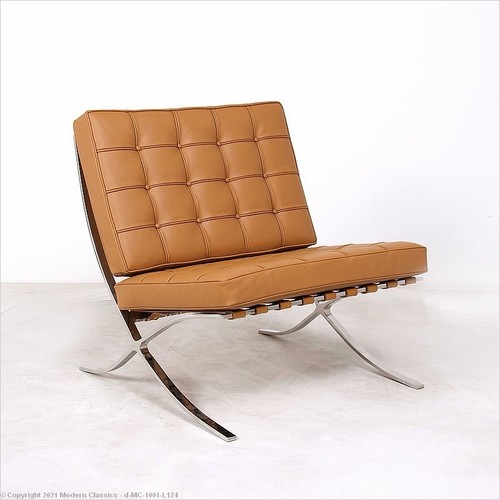 Mid century tan - tan, leather