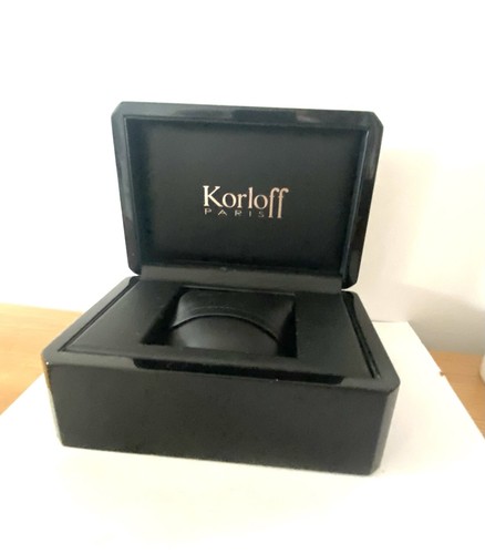Korloff boite etui - korloff, montre