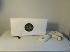 sac pochette mulberry cuir blanc