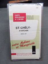 St-Chély-d'Apcher  Carte géologique de la France  1:50 000 - Lozère