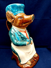 Pichet Barbotine COCHON Pot Zoomorphe  ONNAING Faïencerie