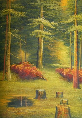 Tableau peinture huile sur - tableau,