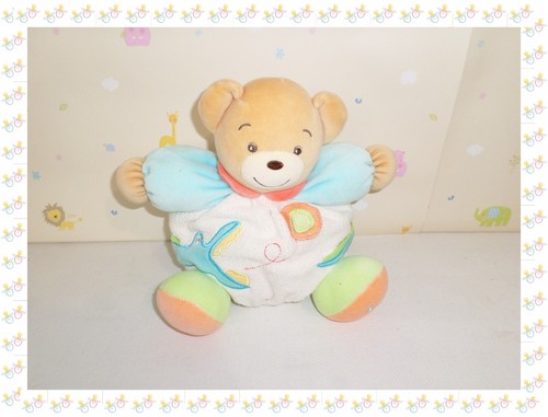Doudou ours boule beige - ⑰,