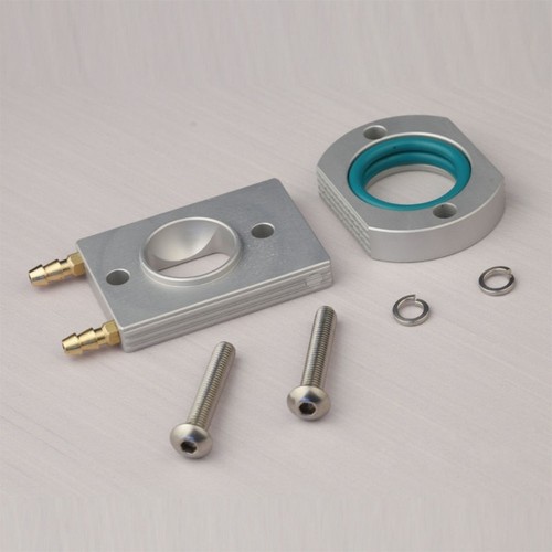 Aluminum water cooled flange - cooled,