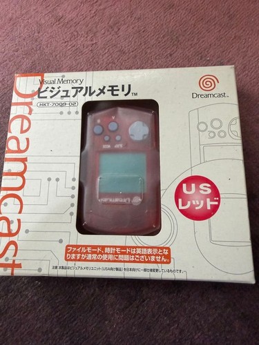 Dreamcast visual memory red - visual,