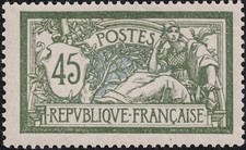 France Timbre année 1906 N°
