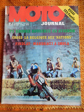 MOTO JOURNAL N° 132 FANTIC 125 Chopper SUZUKI 250 MONTESA IMOLA POSTER ROUGERIE