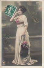 CP FEMME ELEGANTE ROBE TRAINE