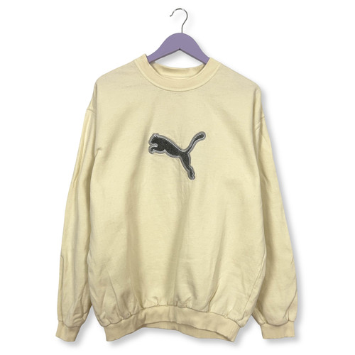Sweat puma vintage - vintage, crème