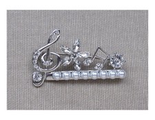 Broche bijou Acier argenté