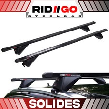 Acier Noir Barres de toit pour VW Touareg 2 II 7P 10-18 Rails de toit ouverts RB