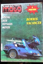 LE MONDE DE LA MOTO n°128; Honda VF 400 S/ Morini Camel 501/ Triumph T140 US