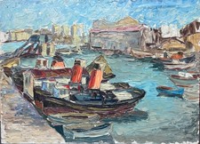 GRAND TABLEAU HUILE SUR