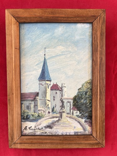 Vintage french oil - french, painting