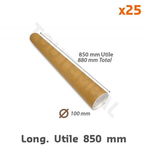 Tube carton grand diamètre
