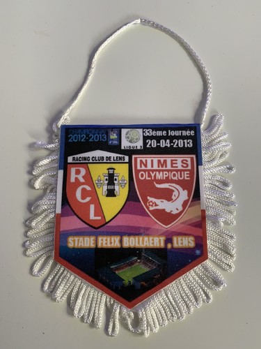 Lens nimes olympique - olympique, fanion