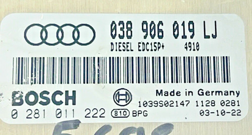 Calculateur moteur audi 9 - a4, 1.9