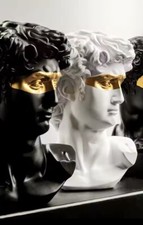 Statue Hydroponique Dieu ,décoration  Maison , Sculture Buste Romain Moderne