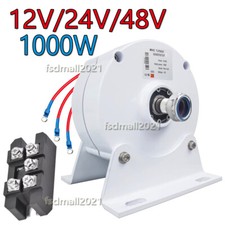 1000W Gearless Alternateur à aimant permanent Magnet Generator Motor 12V/24V/48V