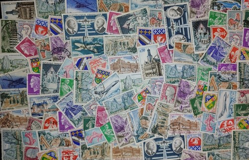 Vrac timbres france - vrac, 💯