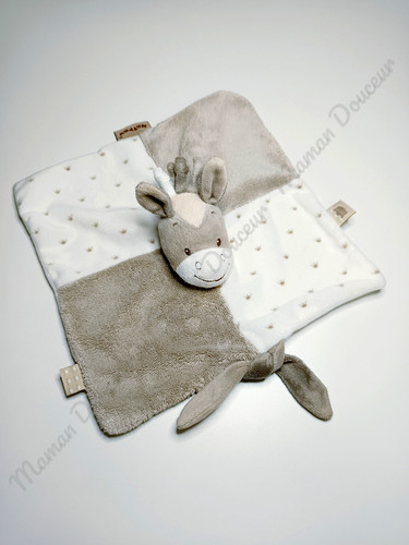 Doudou plat carré - carré, et