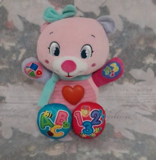 A64/ Peluche Interactive Doudou Ourson Rose Clementoni Sonores & Lumineux Ninon