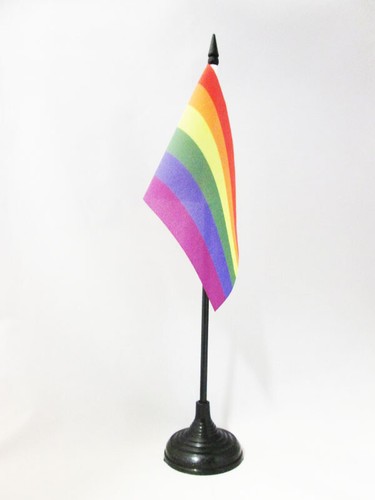 Drapeau table arc ciel - drapeau,