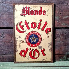 Plaque publicitaire « Blonde