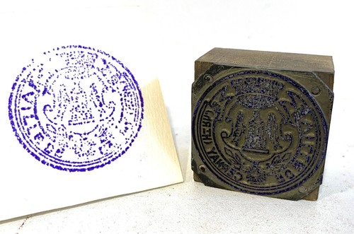 Ancien tampon encreur pour - ancien,