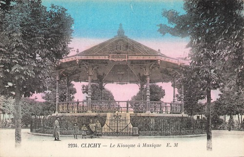Clichy kiosque musique - clichy, à